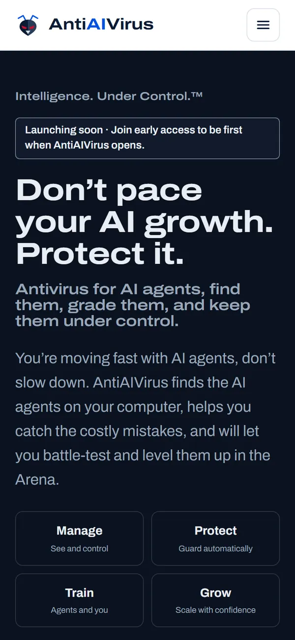 AntiAIVirus: AntiAIVirus on a phone.